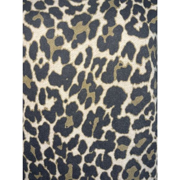 J. CREW Leopard Crewneck Sweatshirt Womens Animal Print Size XSmall - Picture 6 of 13